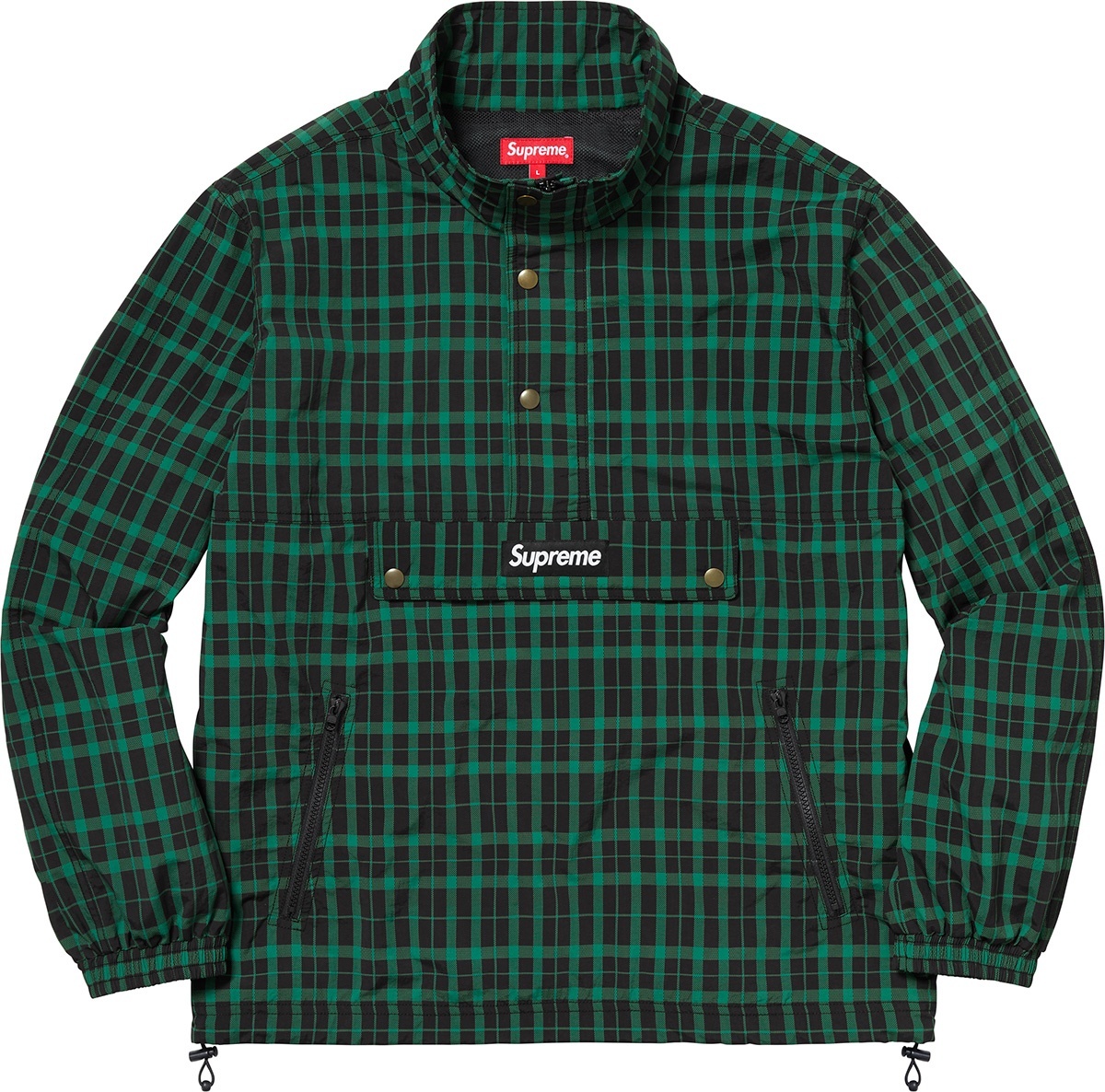 Nylon Plaid Pullover view 7